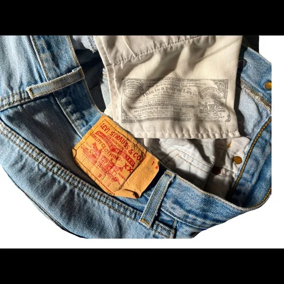 Authentic Vintage 501 Distressed Levi’s - Picture 3 of 3